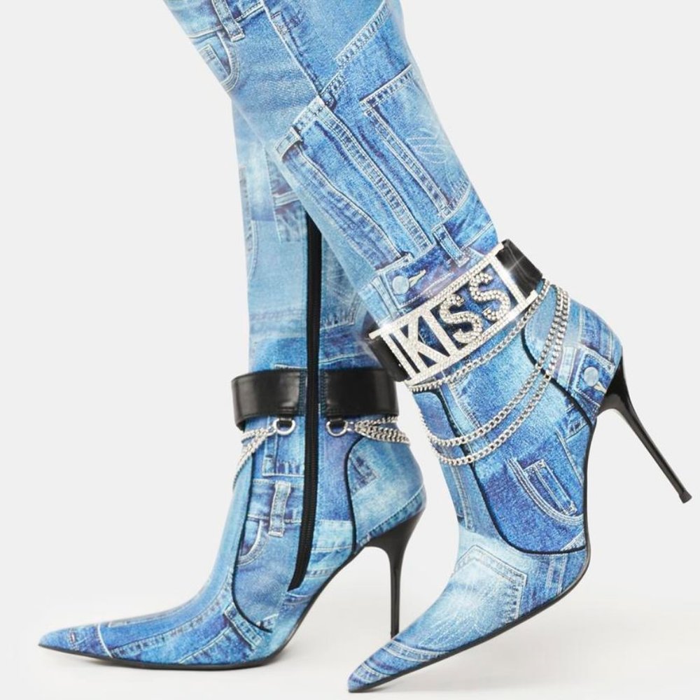 READY FOR THE RODEO  Knee High Boots ( BRAND NEW !!!! )